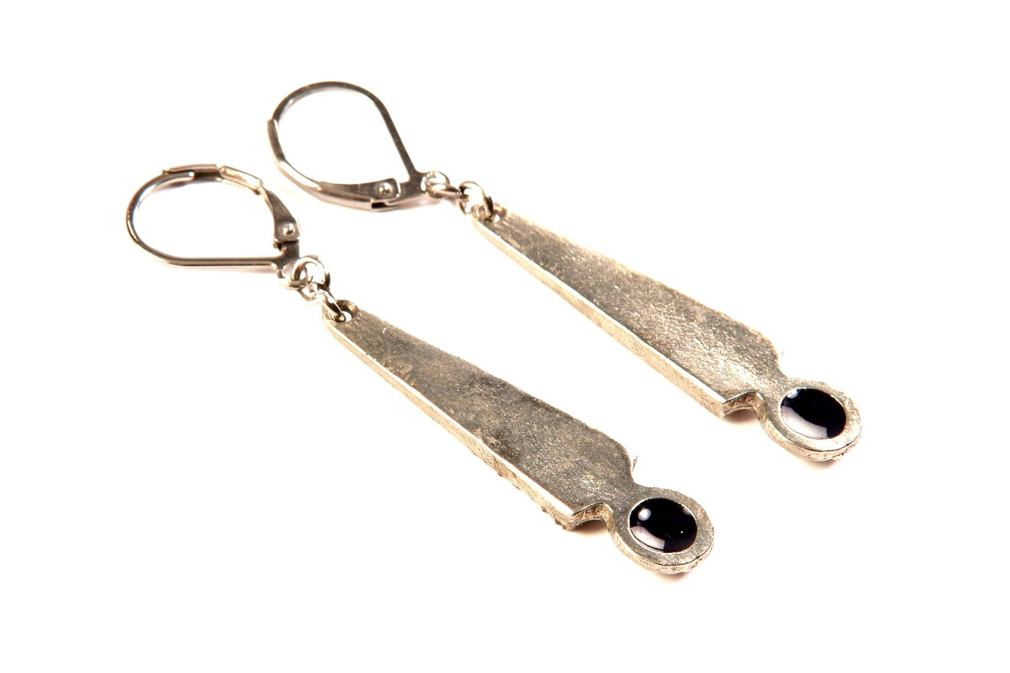 Suspendues à l'oreille Exclamation Naturel - Rouge Bijoux