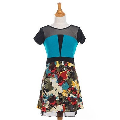 Tunique Caraïbes turquoise