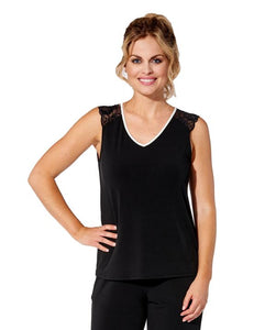 Camisole Carmella noire 5519 - Arianne