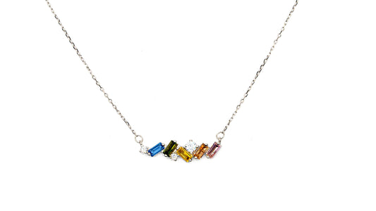 Collier Joyaux - Rouge Argent 925