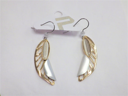 Boucles d'oreilles longues or - Christophe Poly