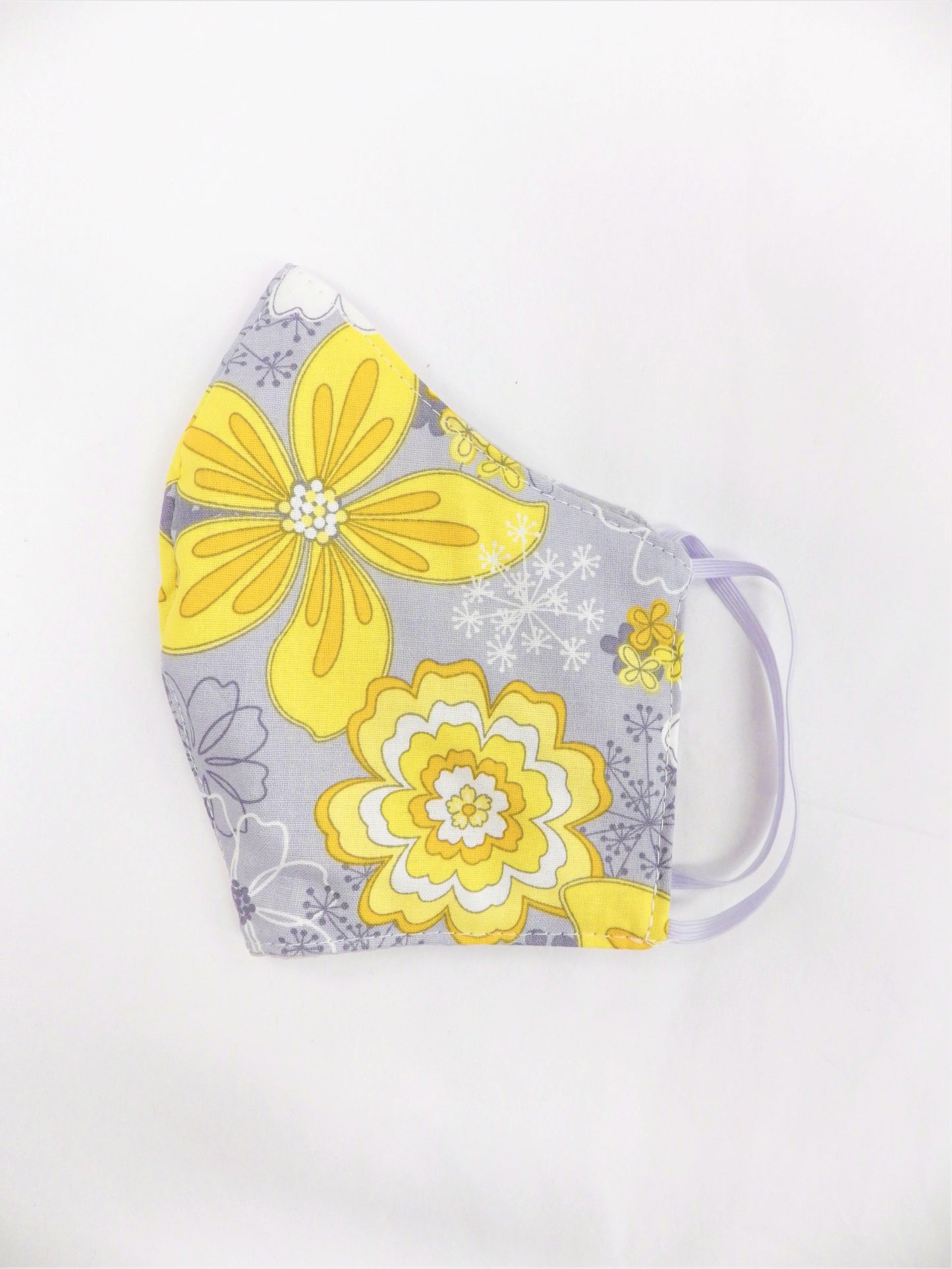 Gris & fleurs jaunes