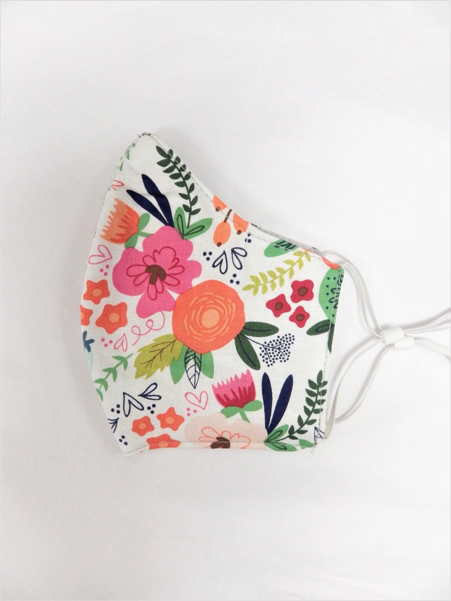 Blanc & fleurs et cœurs