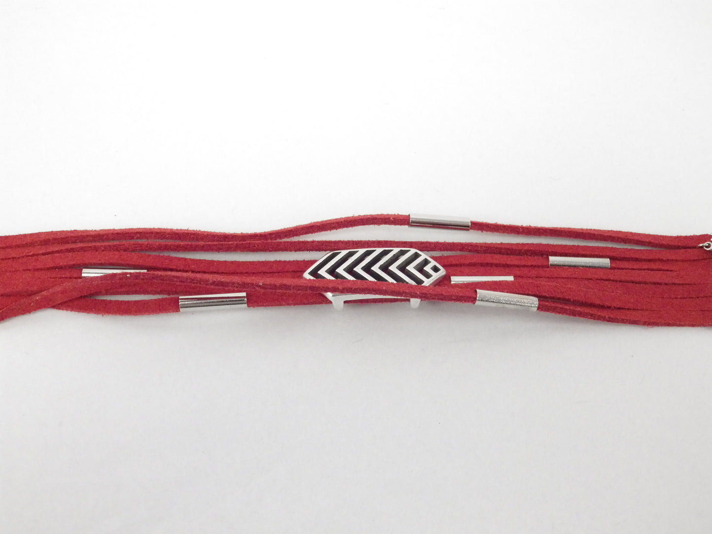 Bracelet cuir et inox - MJ Bijoux