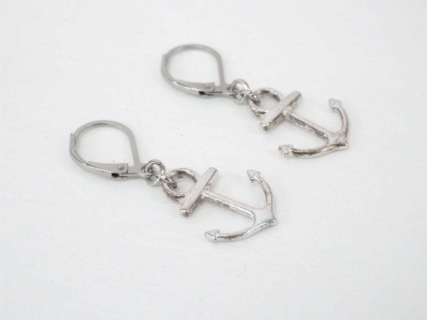 BO Ancre argent - MJ Bijoux