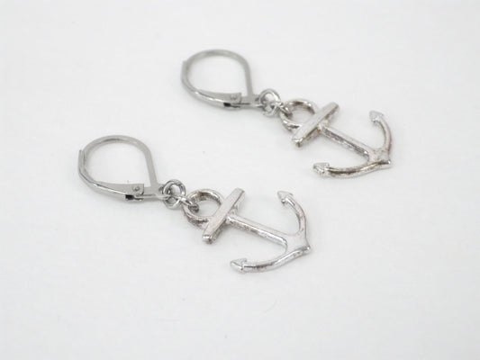 BO Ancre argent - MJ Bijoux