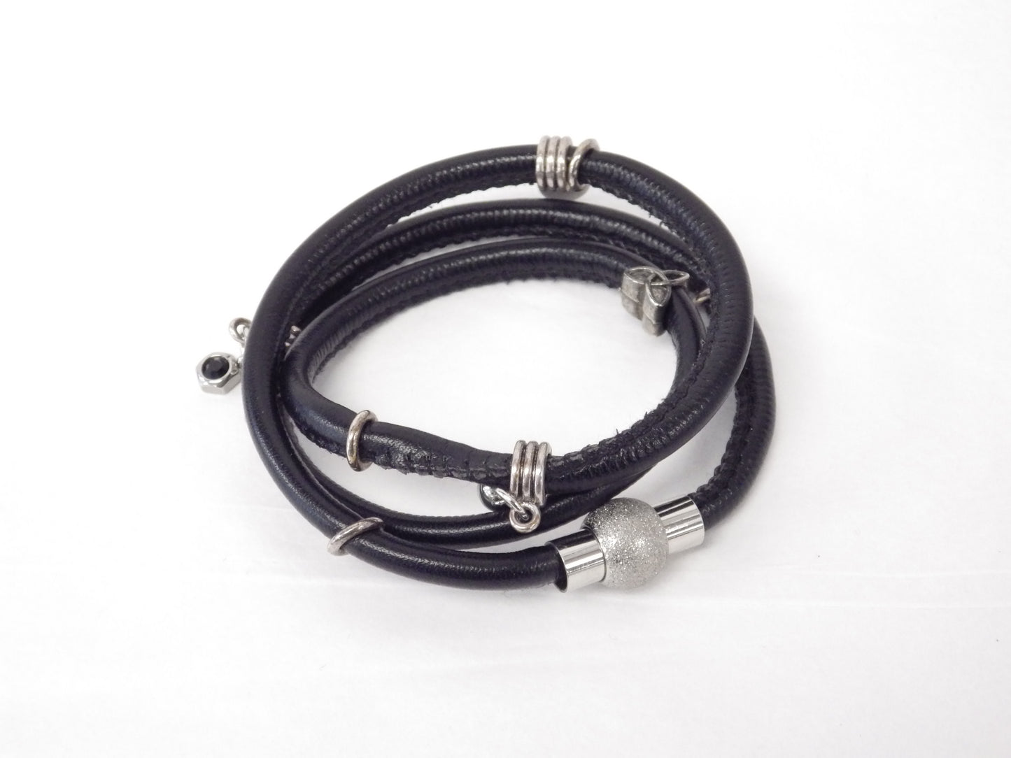 Collier/Bracelet avec file large - MJ Bijoux