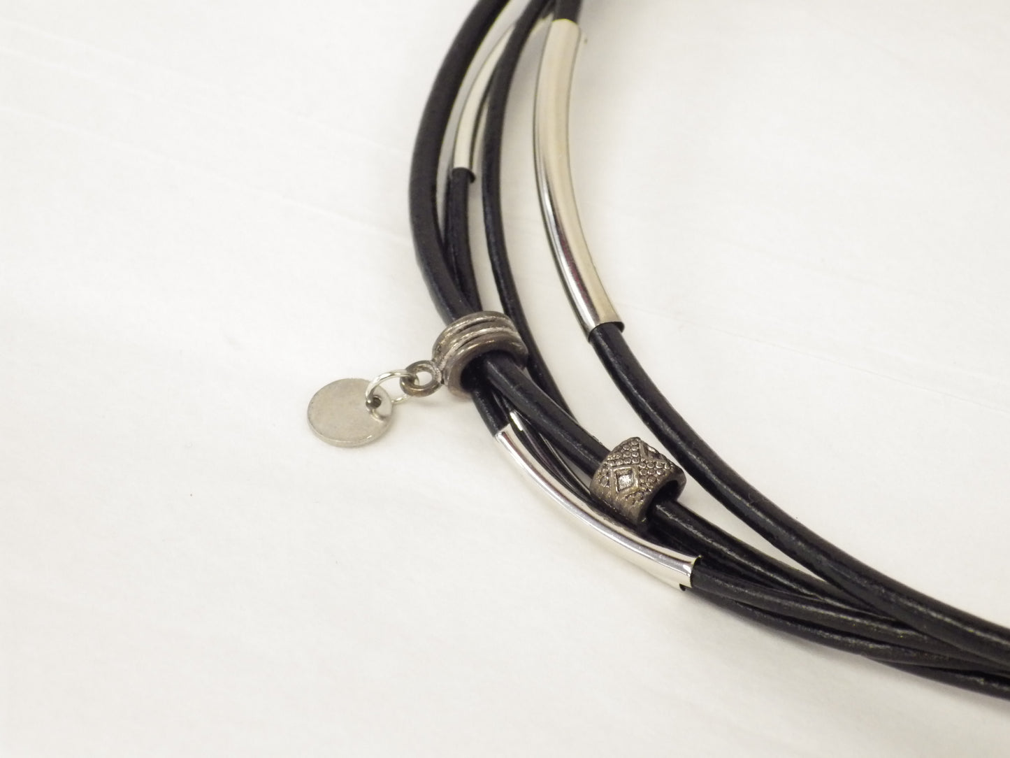 Collier/Bracelet attache verte avec médaillon - MJ Bijoux