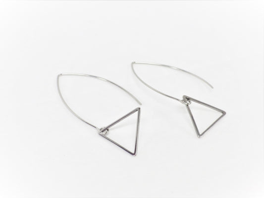 BO Tige avec Triangle Inox - Rouge Inox