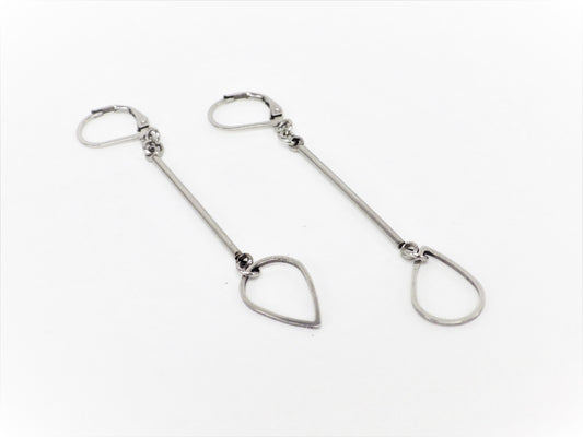 BO Larme et Tige Inox - Rouge Inox