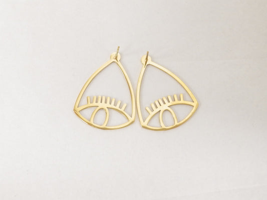 BO oeils or - Rouge inox