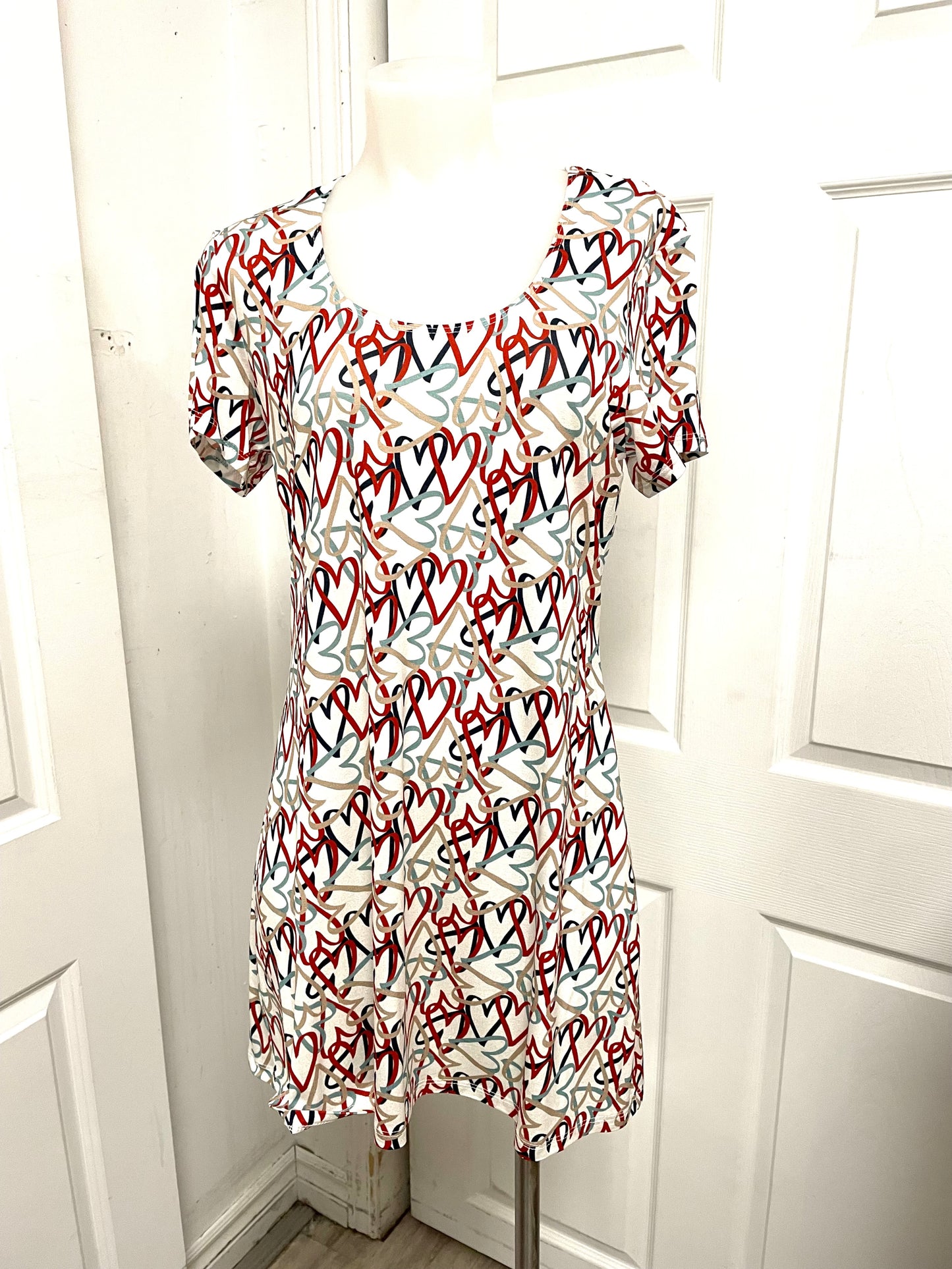 Tunique Coeurs Blanc - Luc Fontaine