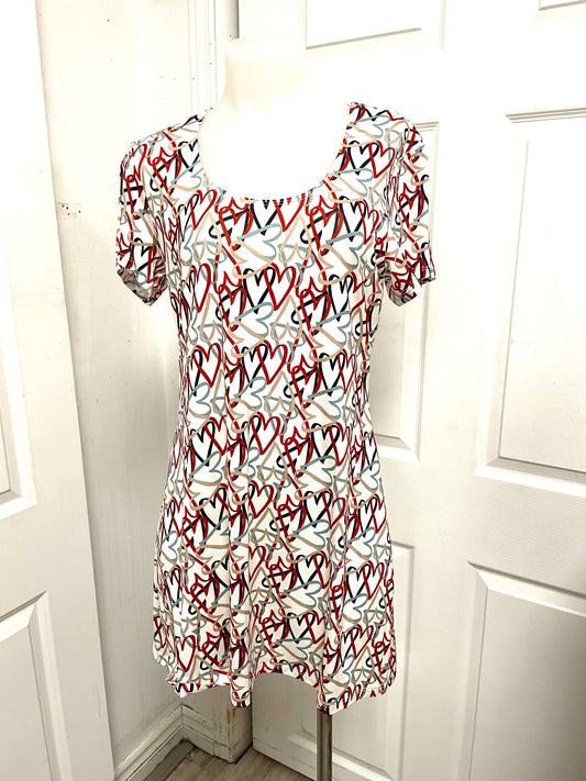 Tunique Coeurs Blanc - Luc Fontaine