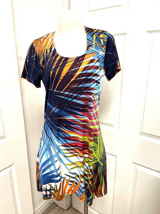 Tunique Tropical Bleu  - Luc Fontaine