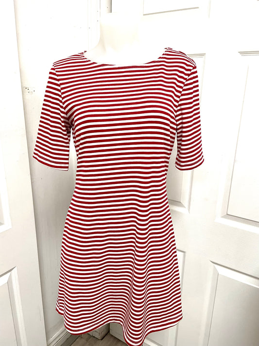 Tunique Ligné Rouge et Blanc - Luc Fontaine