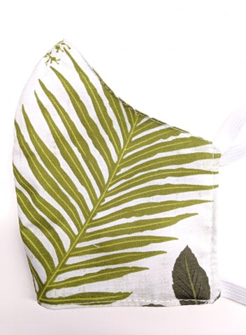 Blanc & feuillage vert