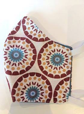 Blanc & motifs kaléidoscope