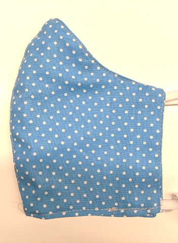 Blue &amp; white dots