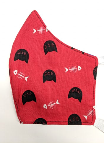 Rouge & chats et poissons