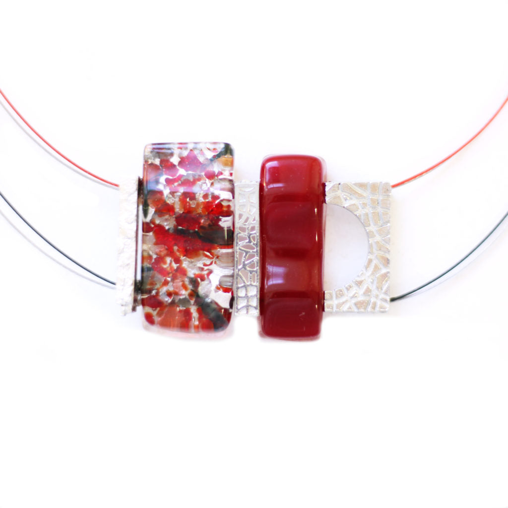 Collier pendentif Mosaïk - 6 couleurs offertes - Créart