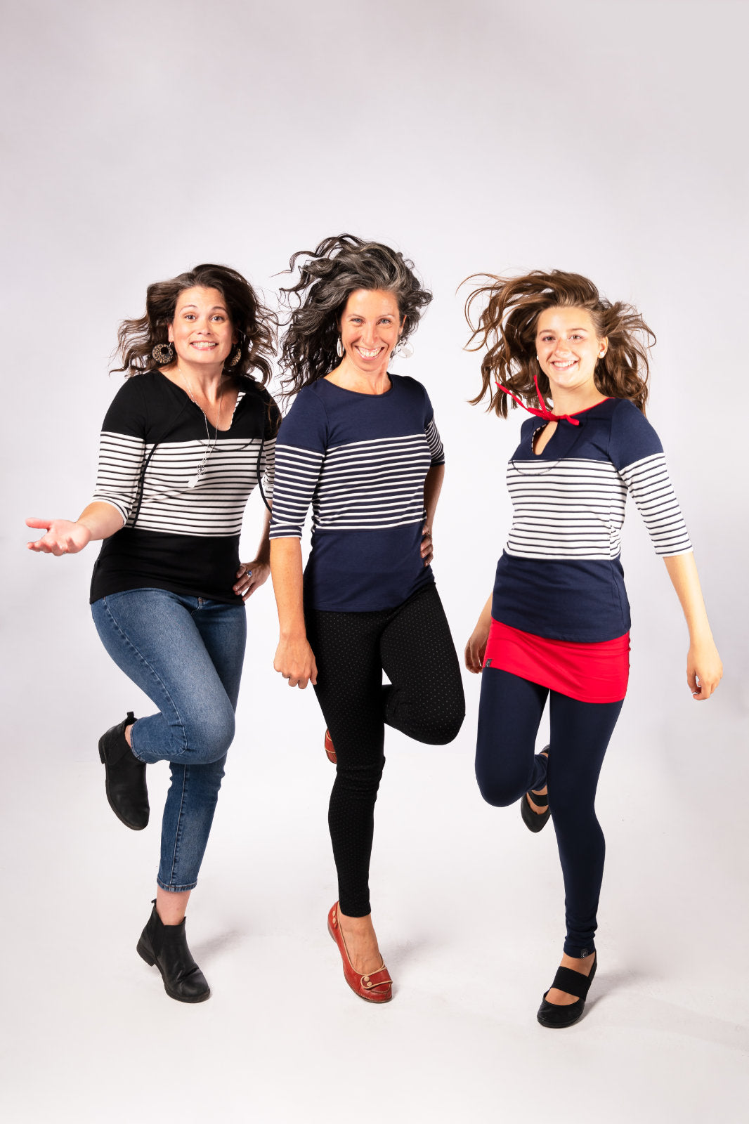 Chandail Eva Marine et Rouge - MarieC