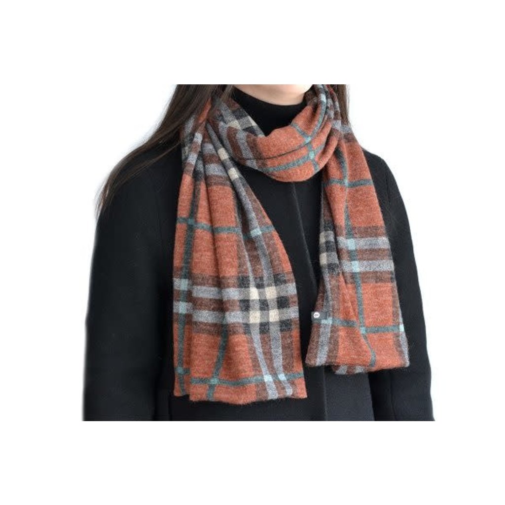 Foulard ouvert tratan orange