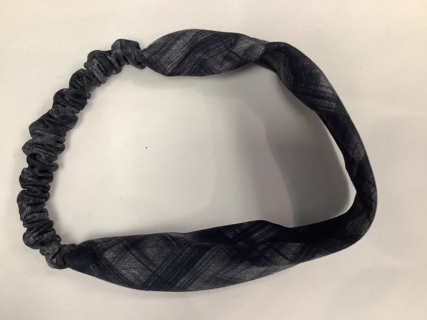 Bandeau carreauté gris-bleu - Rouge Canapé