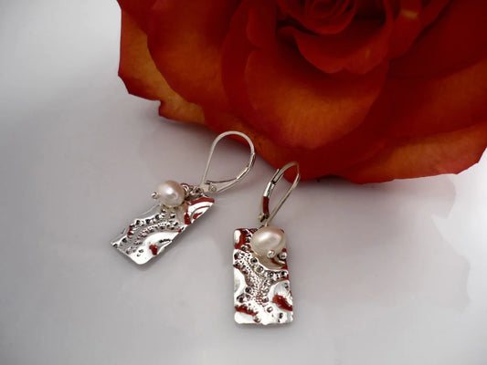 Boucles d'oreilles - Classique perlé - Marie-Ève Bordeleau