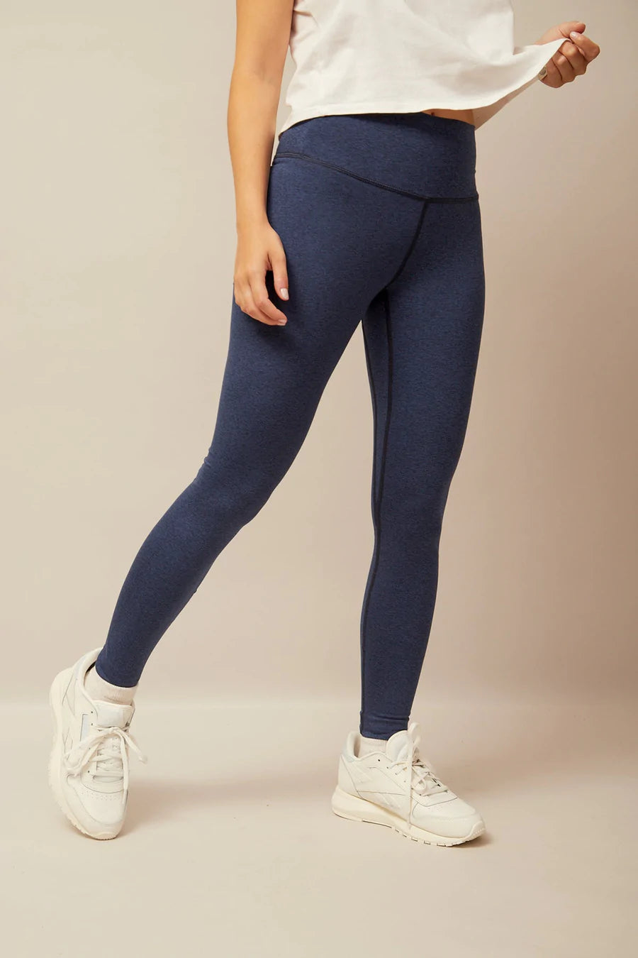 Legging BFF - Bleu Caspien - Rose Buddha