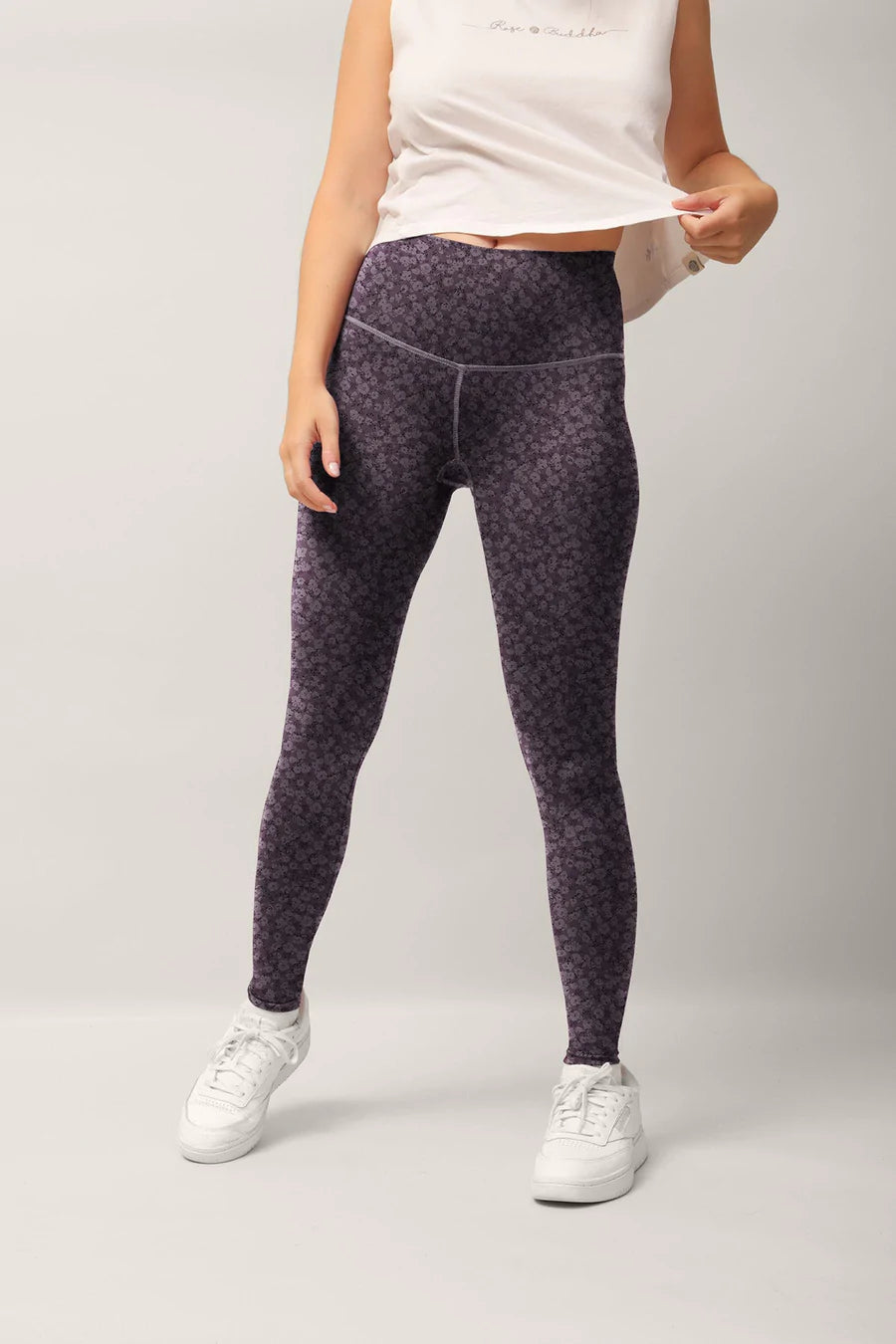 Legging Oh si doux ! - Fleur de givre - Rose Buddha