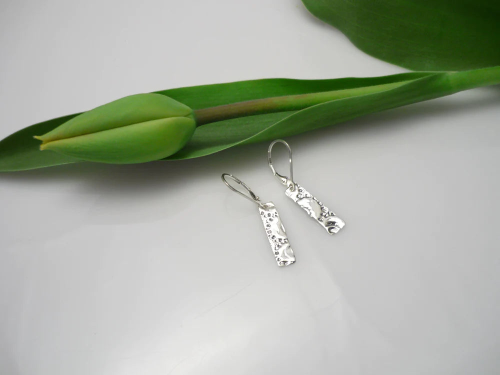 Boucles d'oreilles Grande rêveuse - argent sterling- Marie-Ève Bordeleau