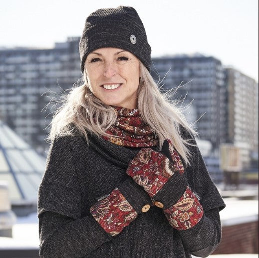 Mitaines Gaspésie rouge - RNSP