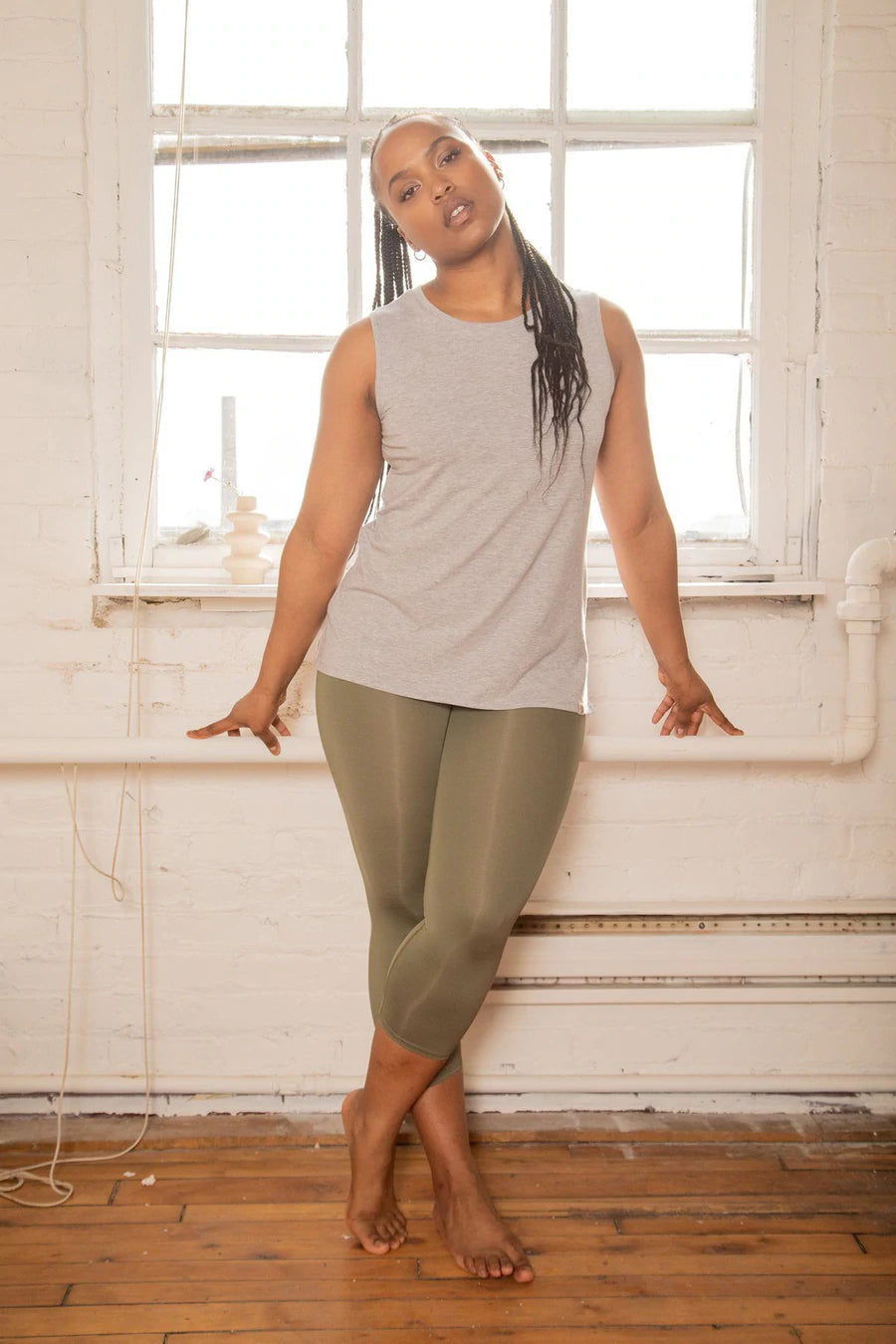 Capri Muse Taille Haute - Herbe de Mer - Rose Budha