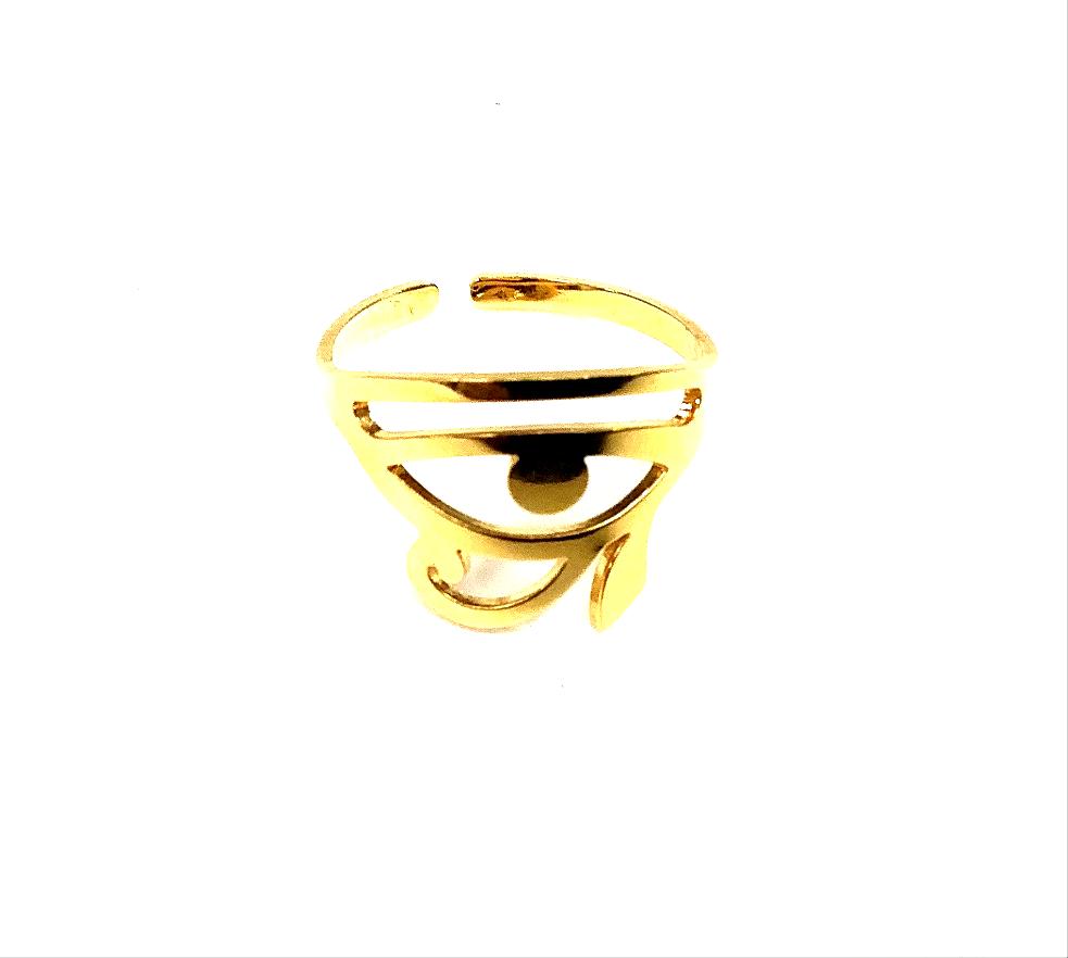 Bague - Oeil d’Horus - Or - Création Fish