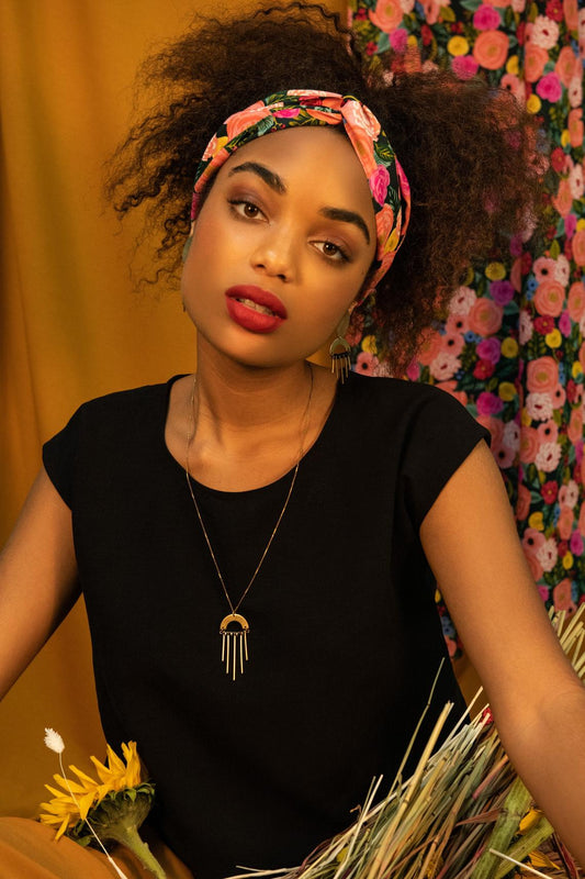 Collier Pompei Bordeaux - Kazak