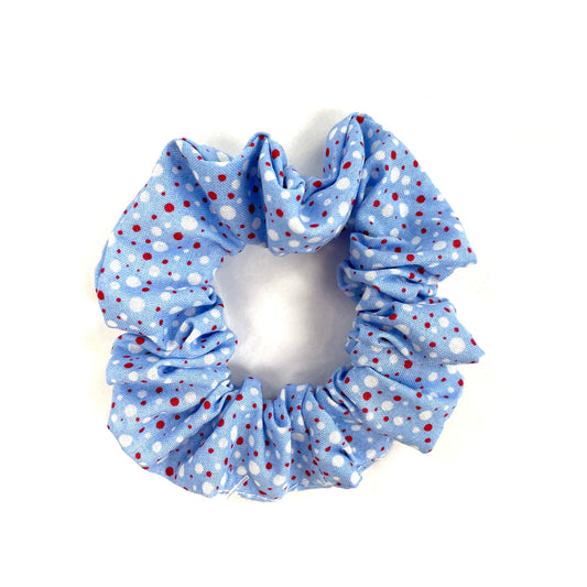 Chouchou Bleu Pois Bleu et Rouge - Rouge Canapé