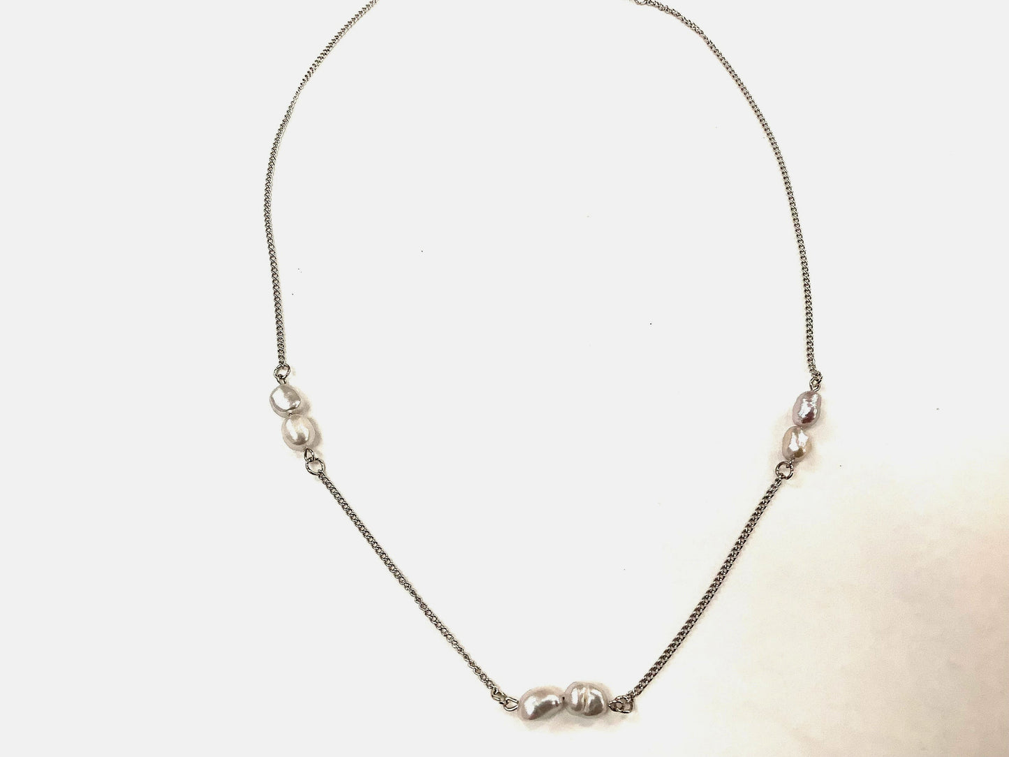 Collier Perlé - Gris - Rouge Bijoux