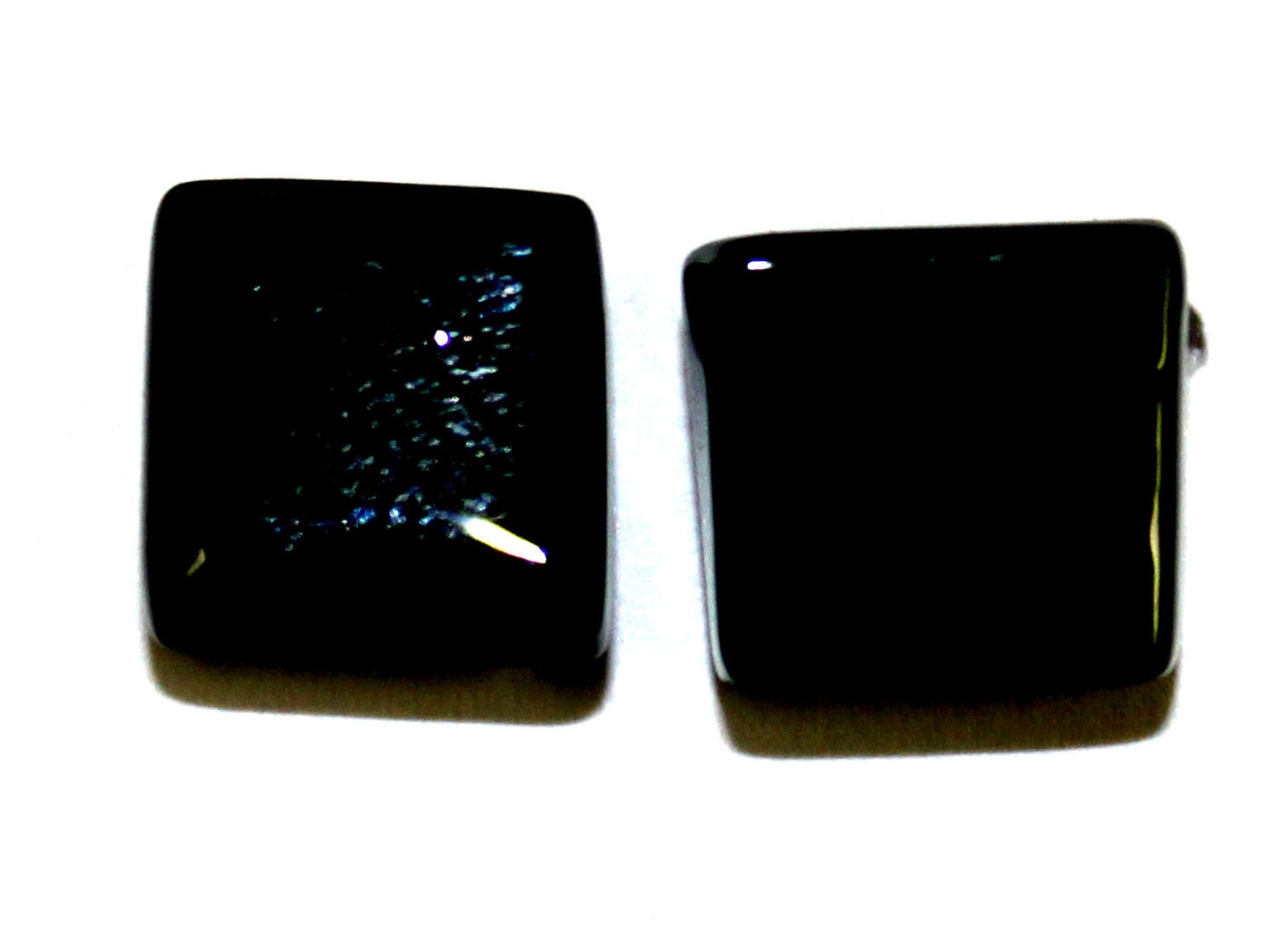 Boucles d'oreille unie carré- Créart