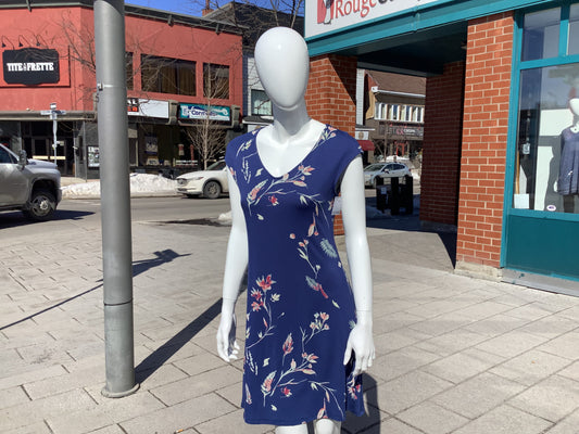 Robe Maddie 8810 fibre naturelle - bleu - Arianne