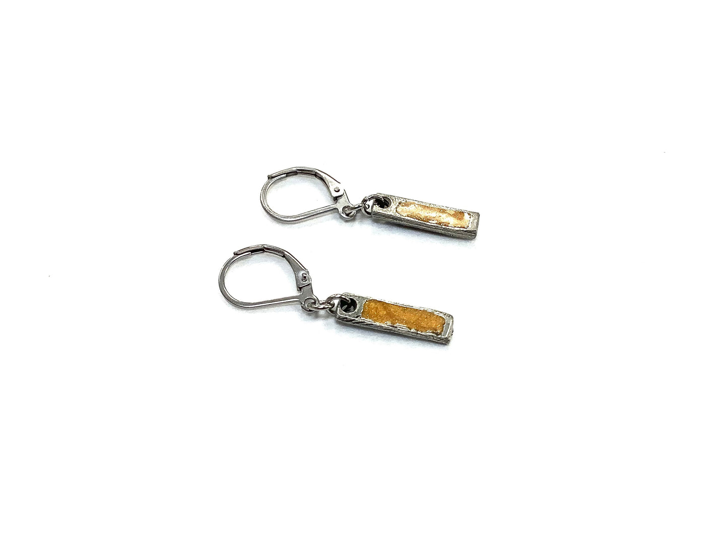 Suspendues à l'oreille Tige Art 17mm - Rouge Bijoux