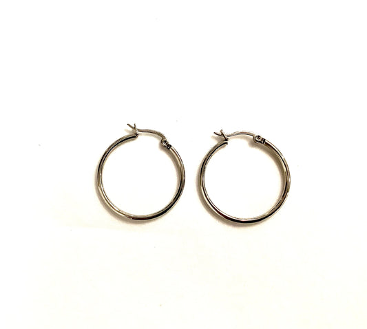 Anneaux Argent - Rouge Inox