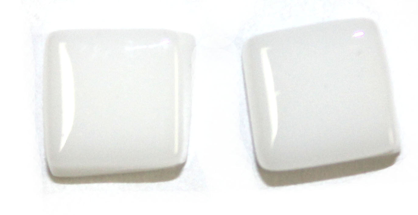 Boucles d'oreille unie carré- Créart