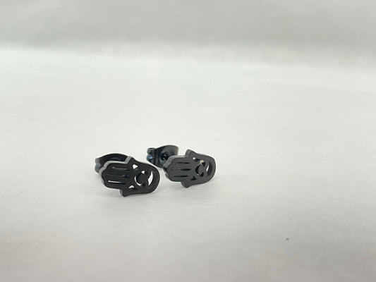 BO Main Coeur Inox Noir - Rouge Inox