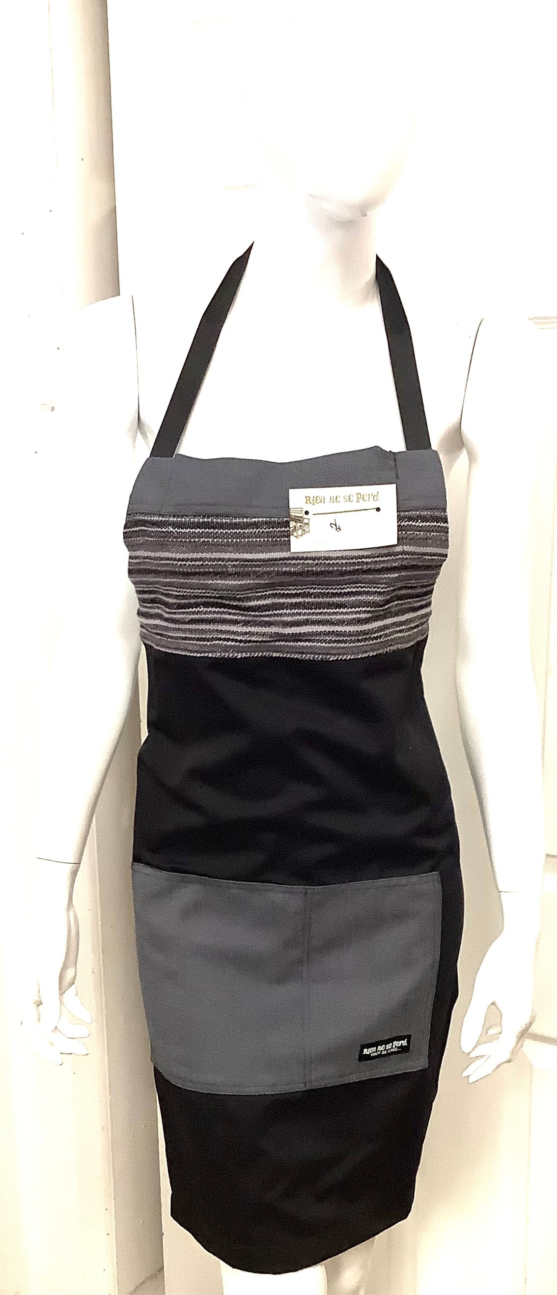 Tablier Cuistot - Gris - Rien ne se perd