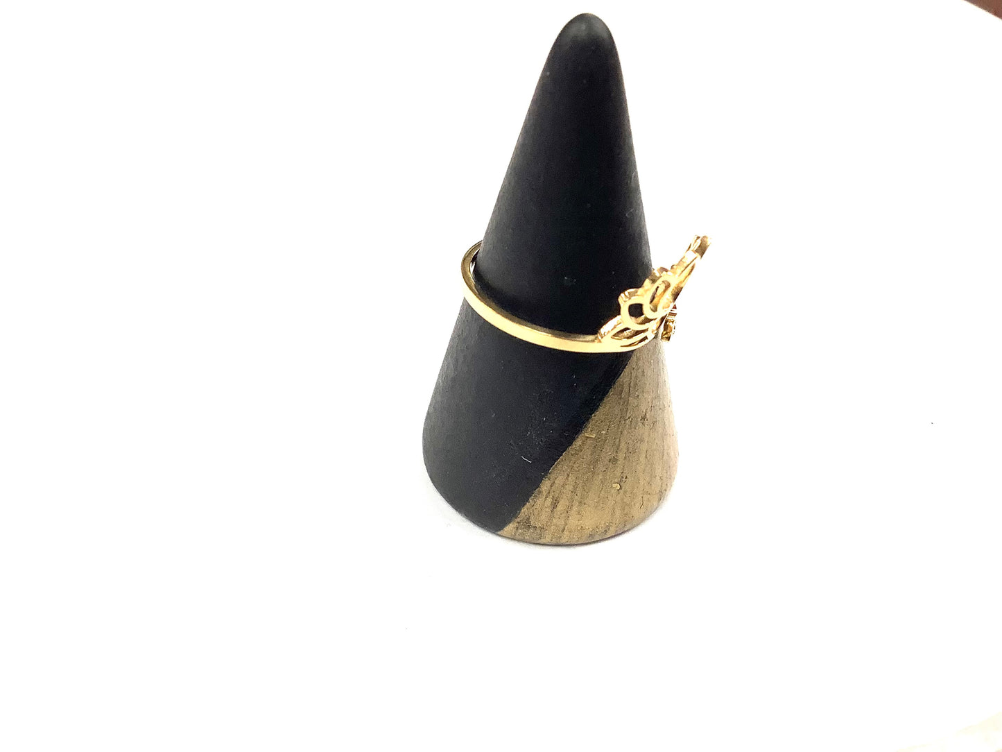 Bague - Lotus - OR - Création Fish