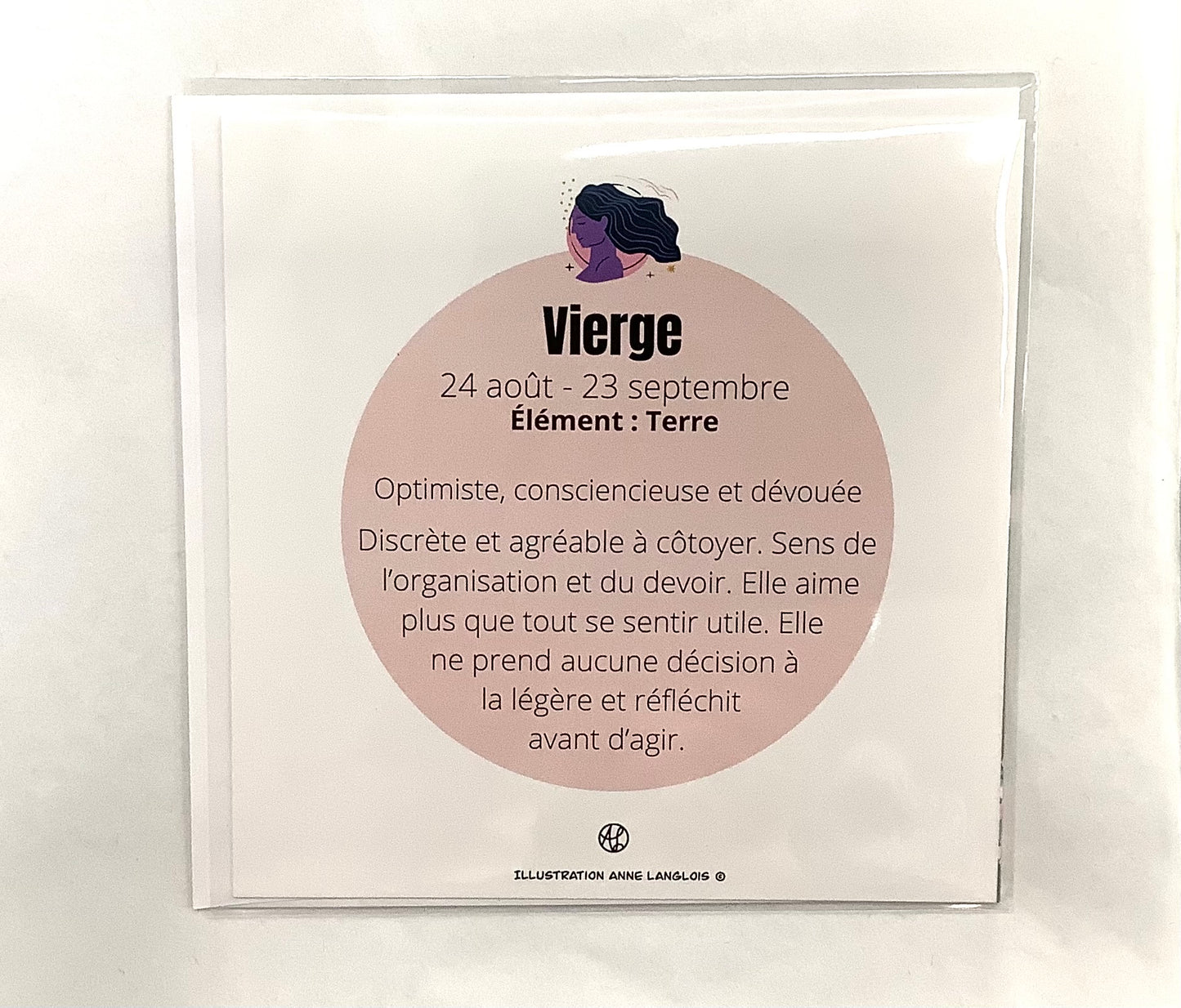 Carte Vierge - Créations Anne Langlois