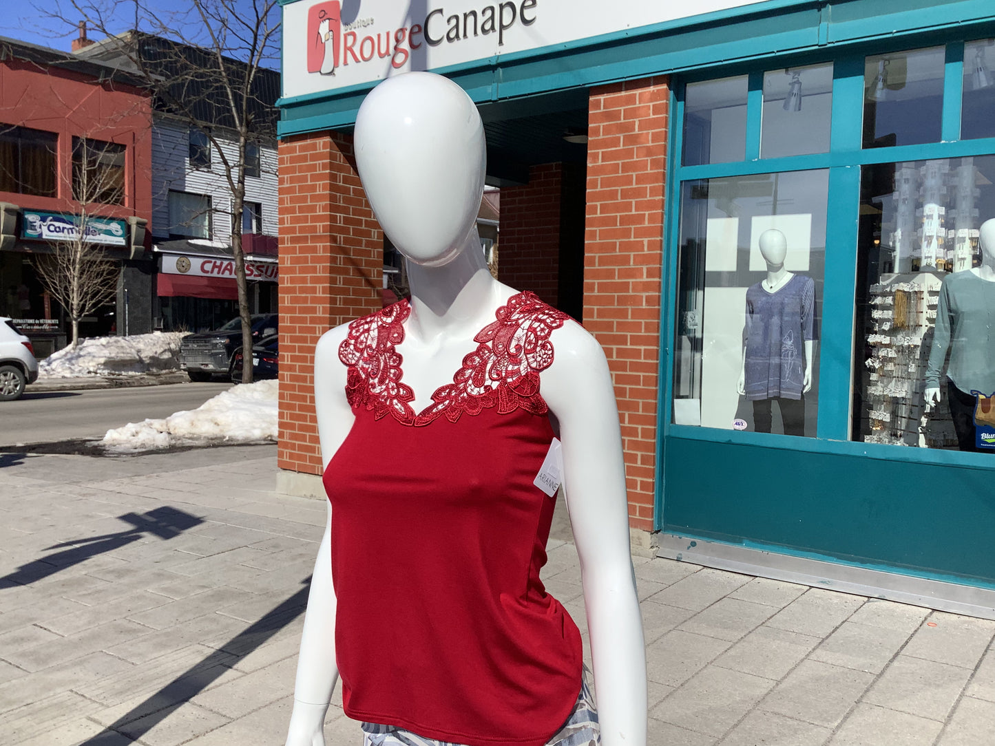 Camisole Teri 5501 - rouge - Arianne