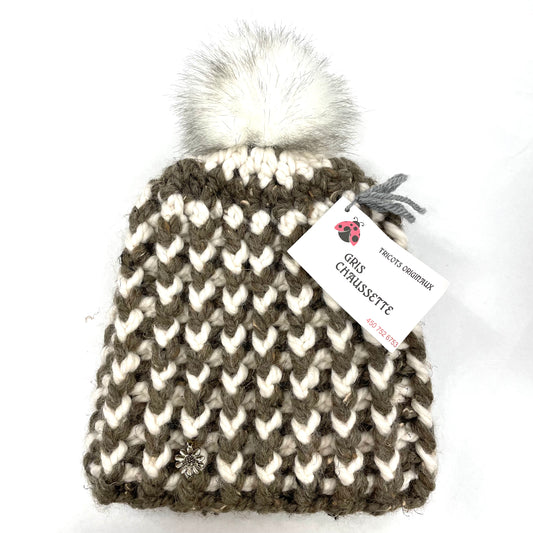 Tuque Gris Chaussette 003