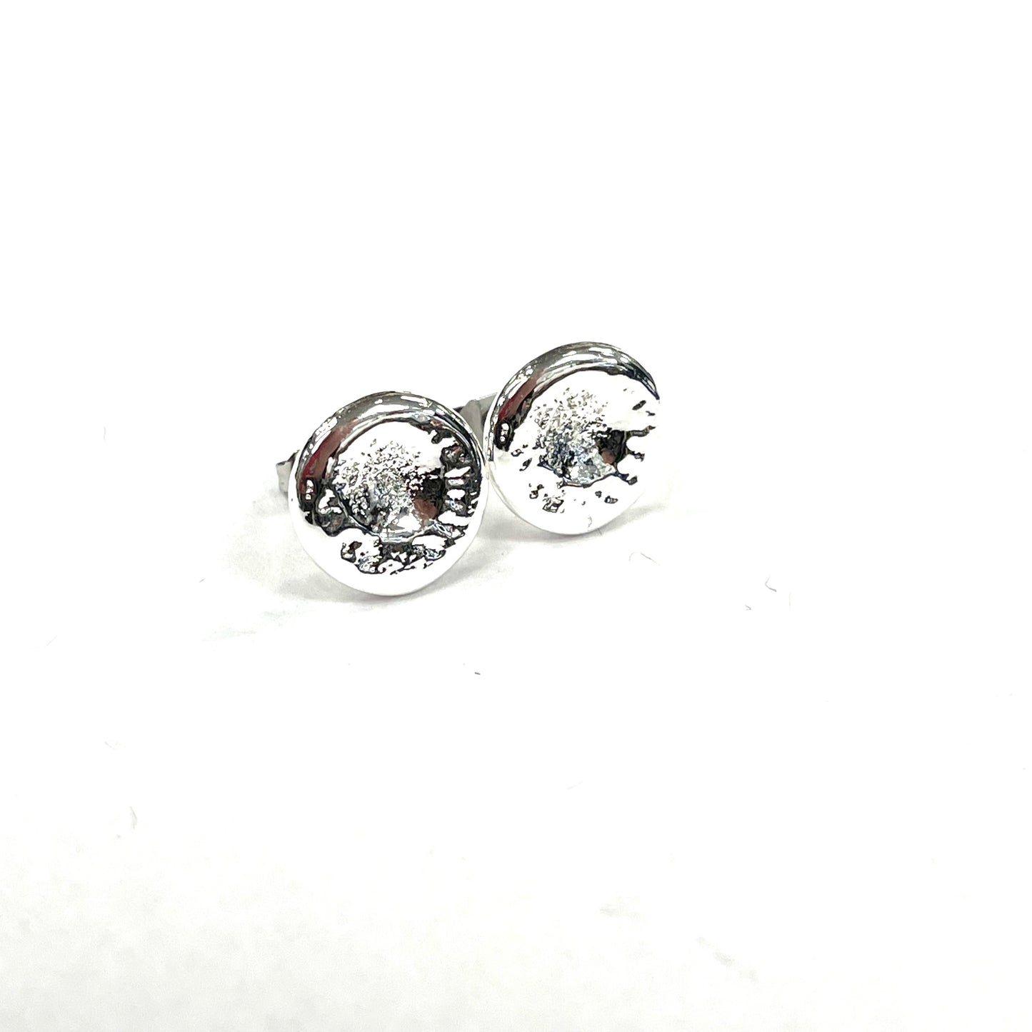 Boucles à l'oreille Cratère 12mm - Rouge Bijoux
