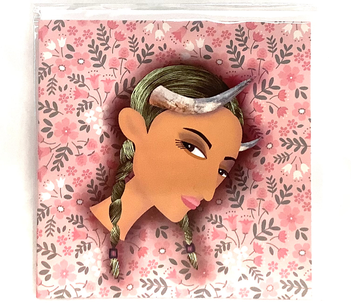 Carte Taureau - Créations Anne Langlois